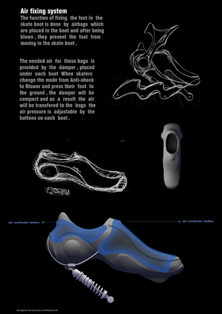 Illustration for article titled Mercury In-Line Skates Let You Glide On a Shock-Absorbed Cushion Of Air